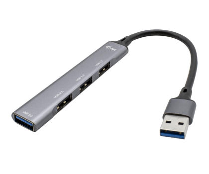 Hub USB I-TEC USB 3.0 Metal HUB Mini 1x USB 3.0 + 3x USB 2.0 19cm U3HUBMETALMINI4